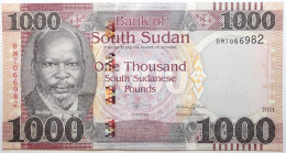Soudan Du Sud - 1000 Pounds - 2021 - PICK 17b - NEUF - Zuid-Soedan