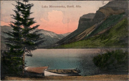 ! Postcard Lake Minnewanka, Banff, Alberta, Kanada - Banff