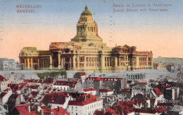 BELGIQUE - BRUXELLES - Palais De Justice Et Panorama - Carte Postale Ancienne - Monuments