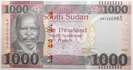 Soudan Du Sud - 1000 Pounds - 2021 - PICK 17b - NEUF - Zuid-Soedan