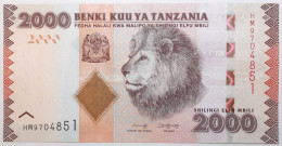 Tanzanie - 2000 Shillings - 2020 - PICK 42c - NEUF - Tanzania