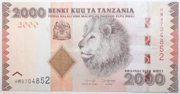 Tanzanie - 2000 Shillings - 2020 - PICK 42c - NEUF - Tanzanie