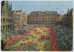 BRUXELLES   GRAND-PLACE    TAPIS   DE  FLEURS          (VIAGGIATA) - Fêtes, événements