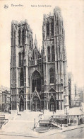 BELGIQUE - BRUXELLES - Eglise Sainte Gudule  - Carte Postale Ancienne - Bauwerke, Gebäude
