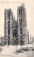 BELGIQUE - BRUXELLES - Eglise Sainte Gudule  - Carte Postale Ancienne - Monuments