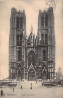 BELGIQUE - BRUXELLES - Eglise Sainte Gudule  - Carte Postale Ancienne - Monuments