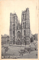 BELGIQUE - BRUXELLES - Eglise Sainte Gudule  - Carte Postale Ancienne - Bauwerke, Gebäude