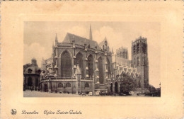 BELGIQUE - BRUXELLES - Eglise Sainte Gudule  - Carte Postale Ancienne - Monuments