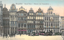 BELGIQUE - BRUXELLES - Grand'Place - Maison Des Corporations - Carte Postale Ancienne - Monumenten, Gebouwen