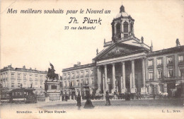 BELGIQUE - BRUXELLES - La Place Royale - Carte Postale Ancienne - Monuments