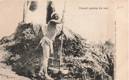Egypte - Peasant Watering His Land - Animé - Paysant Arrosant Sa Terre - Carte Postale Ancienne - Autres & Non Classés