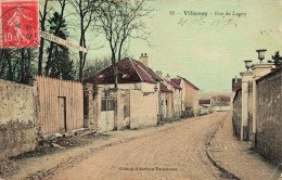 77 - VILLENOY - S17435 - Rue De Lagny - Carte Toilée - L23 - Villenoy