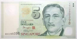 Singapour - 5 Dollars - 2020 - PICK 47g - NEUF - Singapour