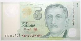 Singapour - 5 Dollars - 2020 - PICK 47g - NEUF - Singapour