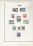 1952 MNH Canada, Selection According To Page Frm DAVO Album (16) Postfris** - Ongebruikt