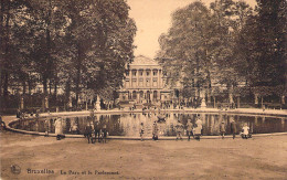 BELGIQUE - BRUXELLES - Le Parc Et Le Parlement - Carte Postale Ancienne - Places, Squares