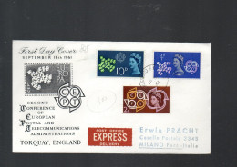 805/500 - GRAN BRETAGNA , Europa Cept 1961 - Briefe U. Dokumente
