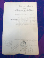 Dossier Du Médecin De Marine Antoine Coquiard 1875-1914 - Documents