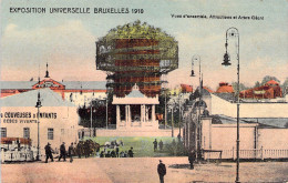 BELGIQUE - BRUXELLES - EXPOSITION UNIVERSELLE - Vue D'ensemble Attractions Et Arbre Géant - Carte Postale Ancienne - Exposiciones Universales