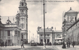 BELGIQUE - BRUXELLES - EXPOSITION UNIVERSELLE - Les Pavillons De Bruxelles Et Du Génie Militair - Carte Postale Ancienne - Exposiciones Universales