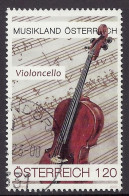 Austria / Osterreich 2023 - Violoncello, Musikland, Musik Instrumente, Musical Instruments, Cello, Violoncelle - Used - Used Stamps
