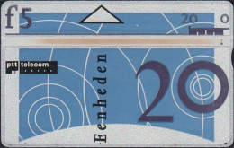 Netherland - L&G 1993 8.Standard Serie - D021A - (302A) Circles (thin Card) - Openbaar