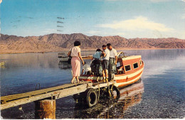 ISRAEL - EILAT - Boating On The Red Sea - Carte Postale Ancienne - Israel