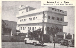 MAROC - OASIS HOTEL De Casablanca - Carte Postale Ancienne - Casablanca