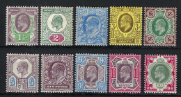 GRANDE BRETAGNE Ed. VII Ca.1902-1910:  Lot De Neufs*, Forte Cote - Nuovi