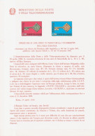 Italie - Italy - Italien Document 1968 Y&T N°DP1010 à 1011 - Michel N°PD1272 à 1273 *** - EUROPA - Format 175*245 - 1968