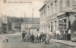 Belgique - Seilles - Rue De La Station - Animé - G Hermans - Carte Postale Ancienne - Namur