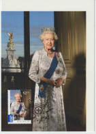Australia Maximum Card Mi 4355 - Postal Stationery - Queen Elizabeth II Long May She Reign Diamond Jubilee Portrait 2015 - Maximumkaarten