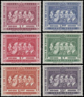 344/349** - Cinquantenaire Du Congo Belge, 5 Rois / 50e Verjaring Van Belgisch Congo, 5 Koningen - CONGO - Unused Stamps