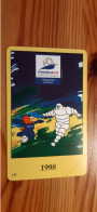 Phonecard Italy - Michelin, Football World Cup, France -  Mint - Públicas Ordinarias