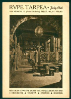 VXA066 ROMA RUPE TARPEA - JICKY CLUB - VIA VENETO 13 - 1940 CIRCA - Wirtschaften, Hotels & Restaurants