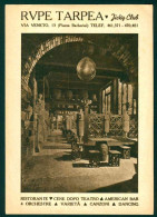 VXA066 ROMA RUPE TARPEA - JICKY CLUB - VIA VENETO 13 - 1940 CIRCA - Cafés, Hôtels & Restaurants