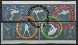 008 Romania, 1960, Olympic Summer Games Rome, Imperforated MNH - Nuevos