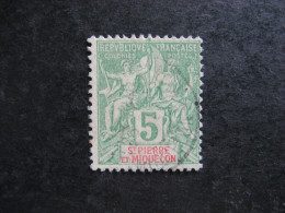 Saint Pierre Et Miquelon: TB  N° 72, Oblitéré . - Used Stamps