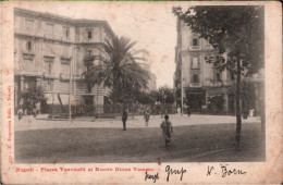 ! Alte Ansichtskarte Aus Neapel, Napoli, 1901, Gelaufen Nach Bobitz Mecklenburg Nachverwendeter Stempel - Napoli