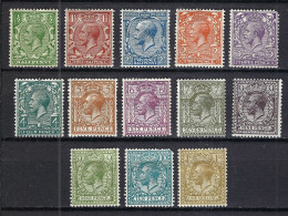 GRANDE BRETAGNE G. V Ca.1911-35:  Les Y&T 139,141-152 Neufs*, TTB - Unused Stamps