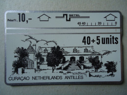 CURACAO ANTILLES USED CARDS  MONUMENTS - Antille (Altri)