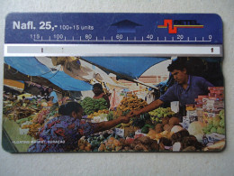 ANTILLES USED CARDS LANDSCAPES CURACAO - Antilles (Netherlands)