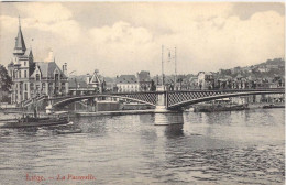 BELGIQUE - Liège - La Passerelle - Carte Postale Ancienne - Liege