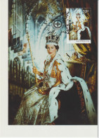 Australia Maximum Card Mi 4352 - Postal Stationery - Queen Elizabeth II Long May She Reign - Coronation Portrait - 2015 - Cartes-Maximum (CM)
