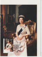 Australia Maximum Card Mi 4353 - Postal Stationery - Queen Elizabeth II Long May She Reign - Wearing A Tiara - 2015 - Cartes-Maximum (CM)