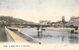 BELGIQUE - Liège - La Meuse ( Pont De La Passerelle ) - Carte Postale Ancienne - Luik