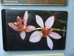 SIERRA LEONE MINT  CARDS  ORHIDS FLOWERS - Sierra Leona