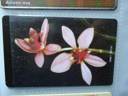 SIERRA LEONE MINT  CARDS  ORHIDS FLOWERS - Sierra Leone