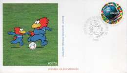 FRANCE / FDC/ ENVELOPPE PJ FOOTIX 1998 N° 3141 - 1990-1999