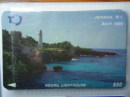 JAMAICA  USED CARDS LIGHTHOUSES  LANDSCAPES - Giamaica